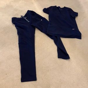 Figs scrubs lightly worn